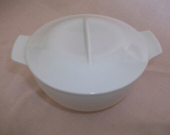 Melmac Plastic Aztec Sugar with Lid Ivory