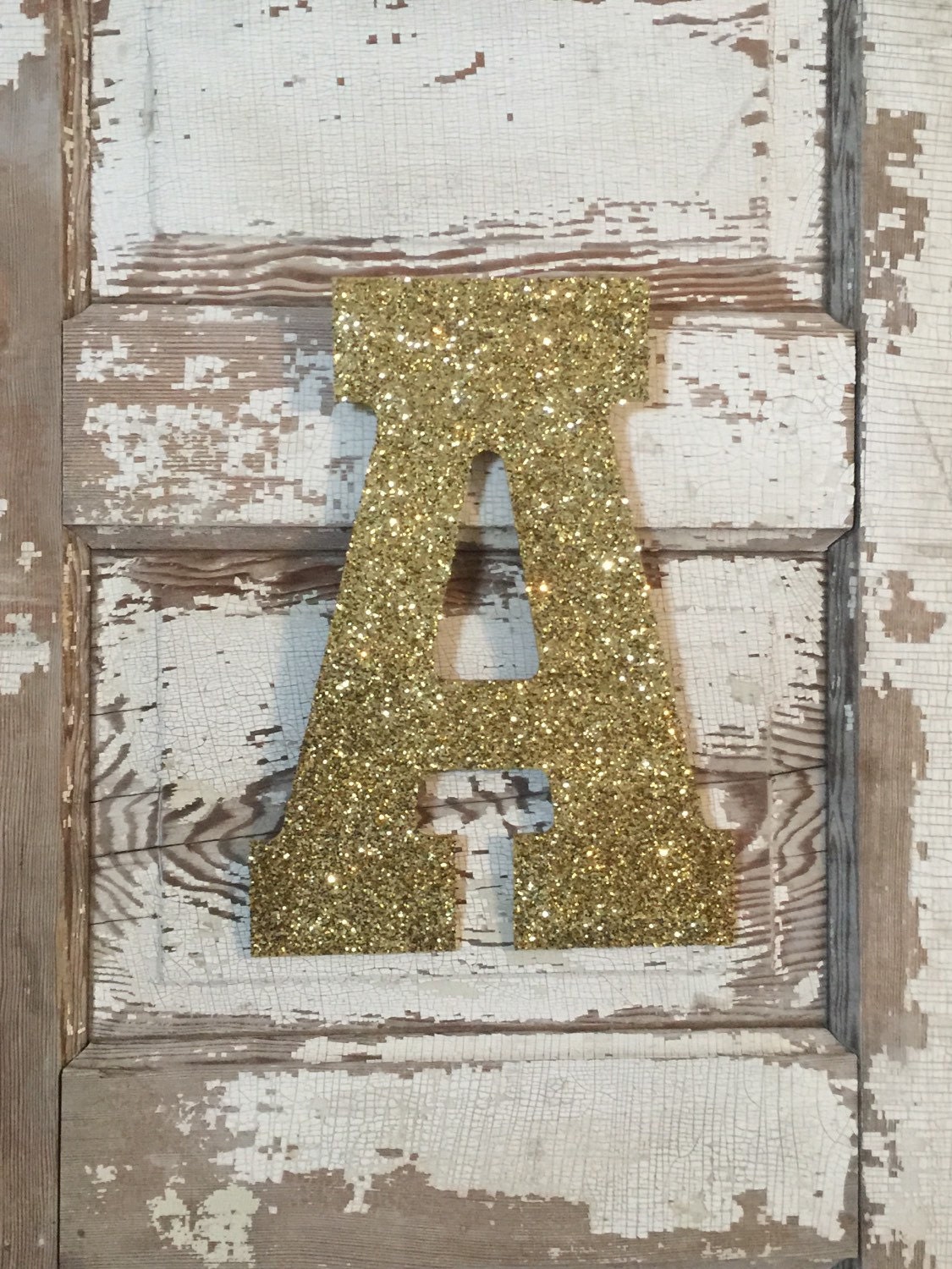 Decorative 13 Gold Glitter Wall Letters Girls Bedroom