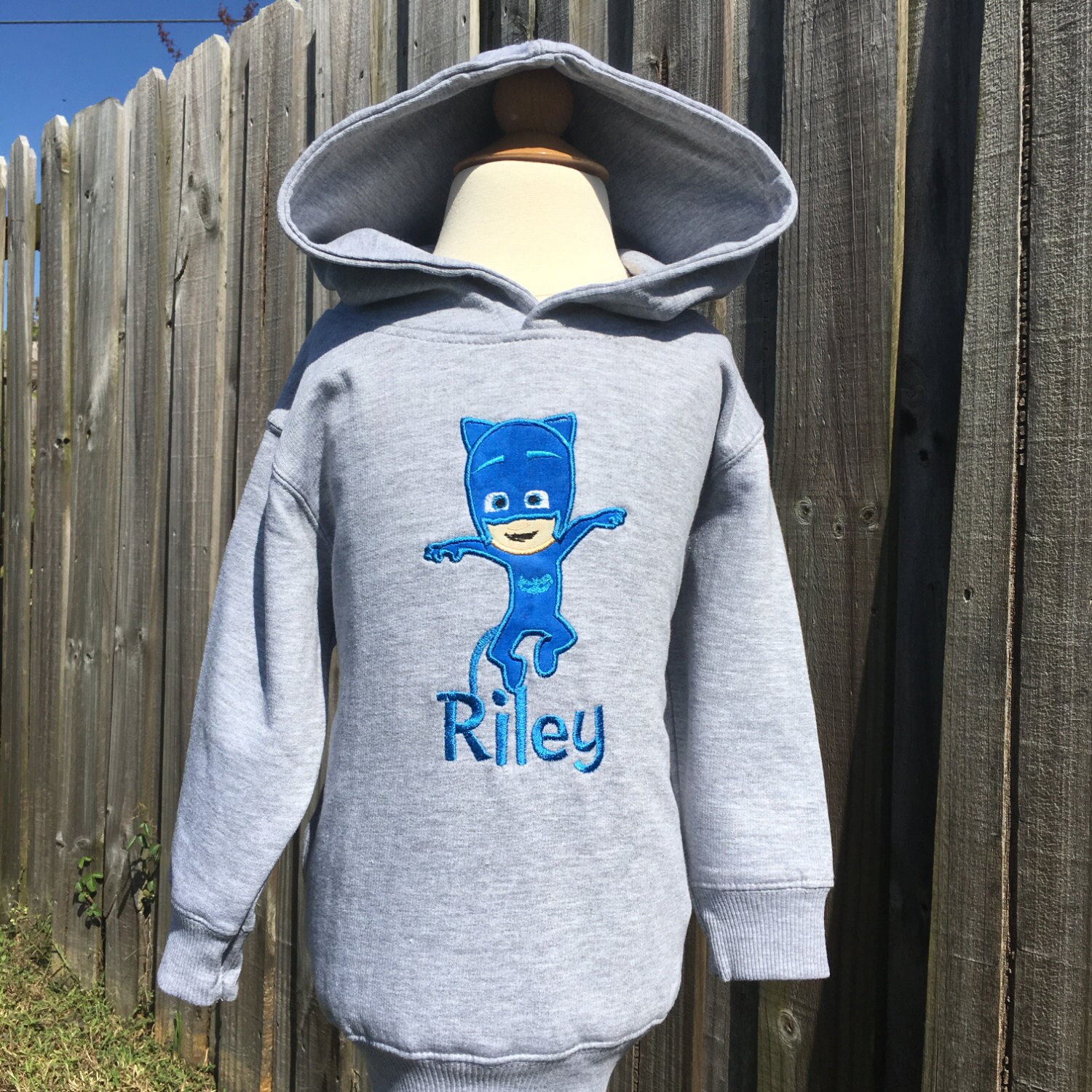 PJ MASKS CATBOY Hoodie Sweatshirt with Side