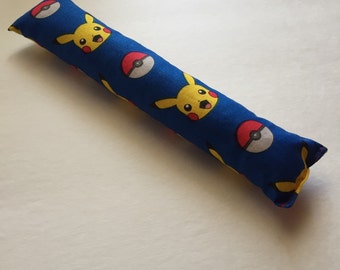 Catnip toy play stick with Pokemon fabric