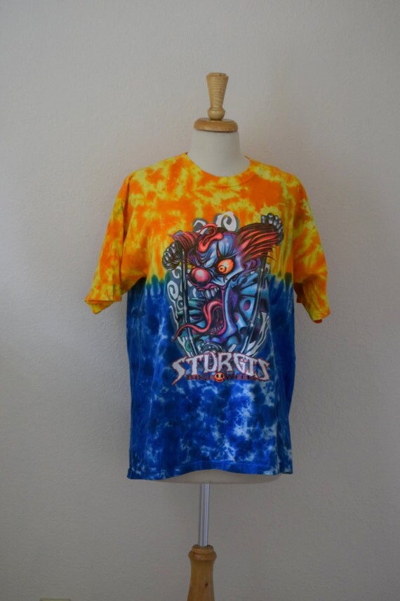 tie dye harley davidson t shirt