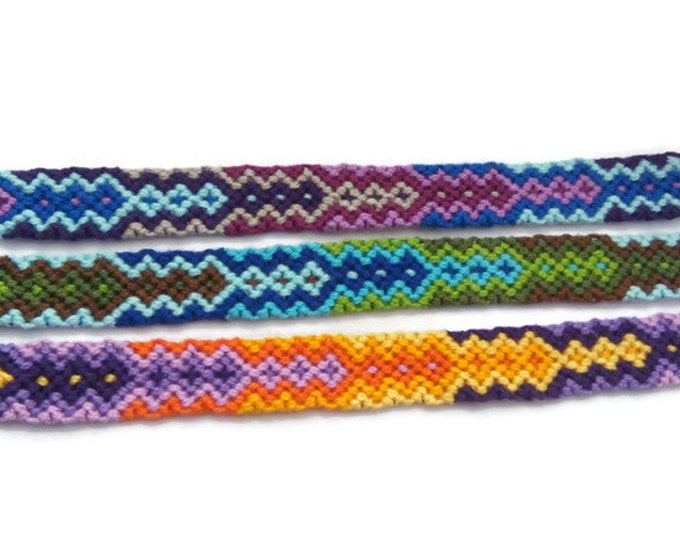Friendship Bracelet, Macrame, Woven Bracelet, Wristband, Knotted Bracelet, Best friend Bracelet - Aztec arrow