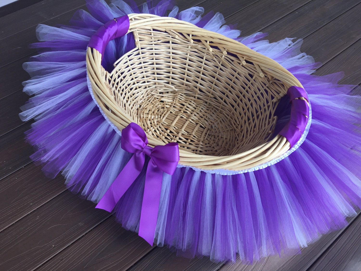 Tutu Basket Tutu Gift Basket Tutu Baby Shower Basket
