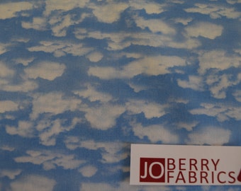 Cloud Fabric, by Elizabeth's Studio, Quilt or Craft Fabric, Fabric by the Yard.