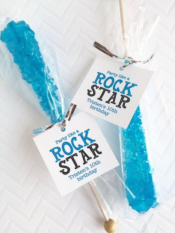 Rock Candy Party Favor Ideas