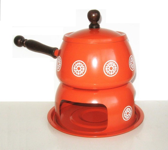 Vintage Fondue Pot 70s Fondue Pot Fondue Pot 1970s Kitchen