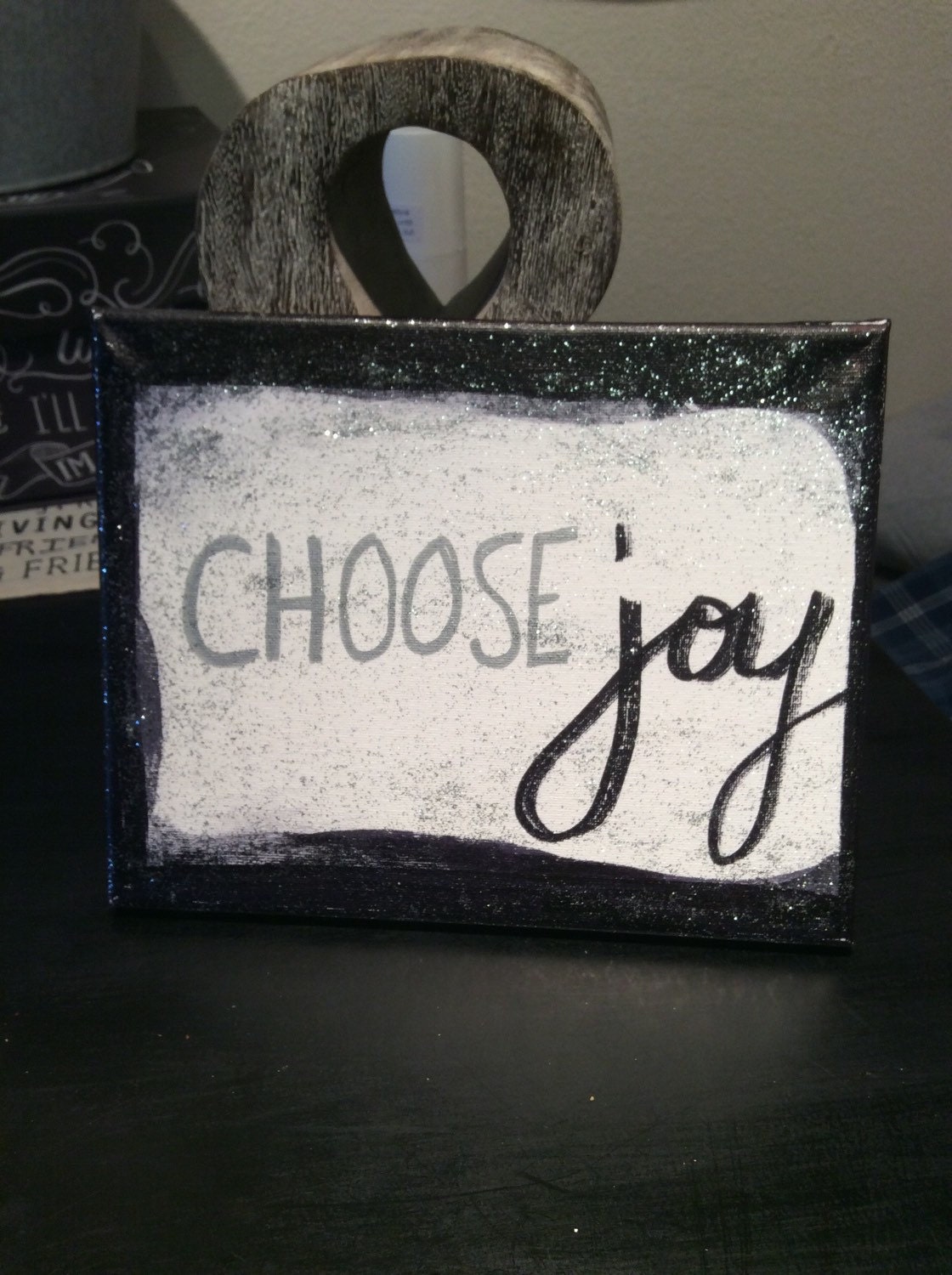 Canvas Choose Joy print by TheBeachOn32nd on Etsy