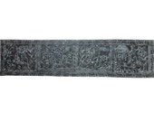 Vintage Carving Indian Headboard Panels Tribal Hand Carved Vastu- Veda Decor