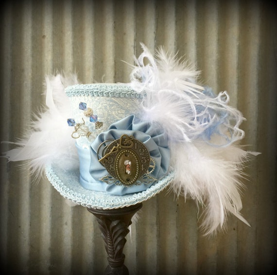 Mini Top hat Mad hatter Hat Alice in Wonderland Mini by ChikiBird