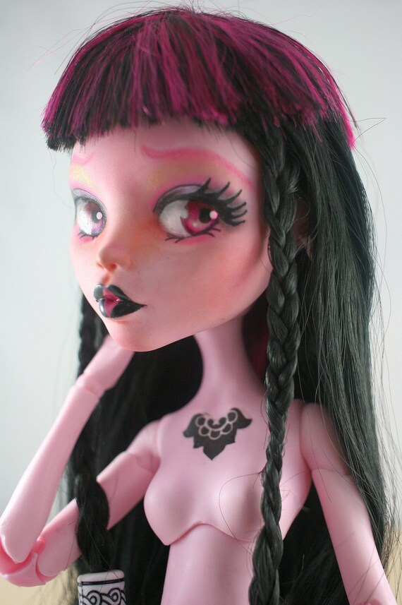 OOAK Monster High Doll 17 inch Draculaura custom by AdroitDesignsH