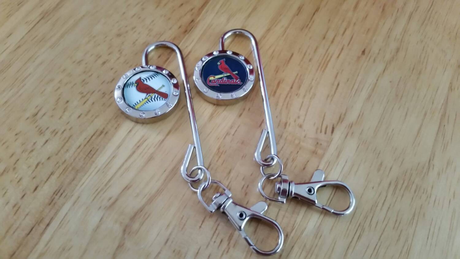Key Finder 2 Styles St. Louis Cardinals Keychain Hook Purse