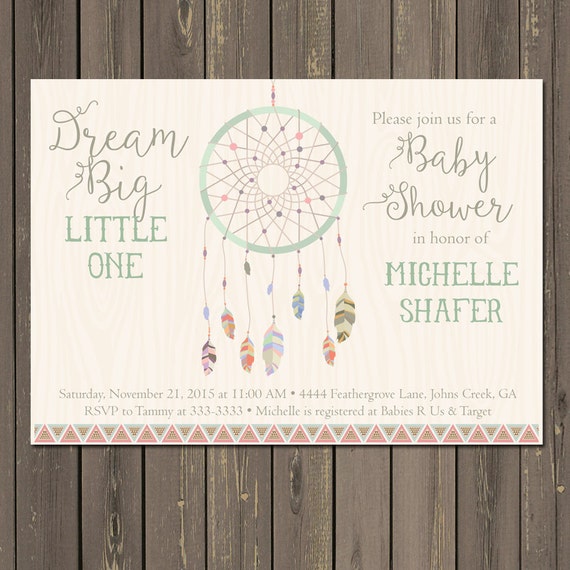 dream catchers baby shower decorations