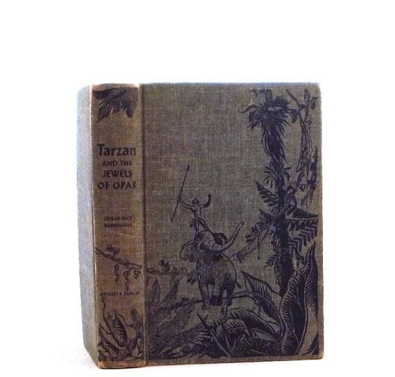 Tarzan and the Jewels of Opar-Burroughs-Vintage Mark Goulden UK Paperback-1951 Tarzan and the Jewels of Opar-Burroughs-Vintage Mark Goulden UK Paperback-1951