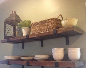 reclaimed wood shelf, rustic barn wood shelf, floating shelves,storage and organization, MADE TO ORDER, hardware not included