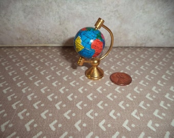 1:12 scale dollhouse miniature World globe
