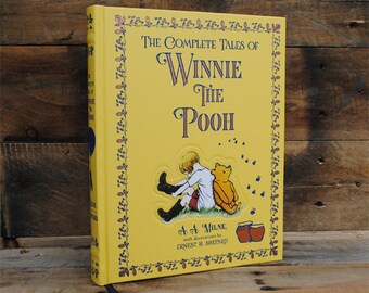 Book Safe - Winnie the Pooh - Leather Bound Hollow Book Safe