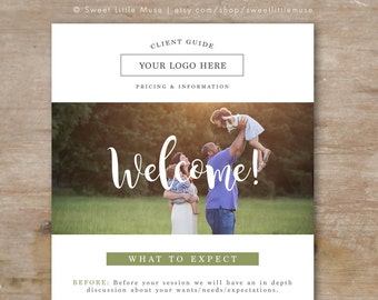 Photography Email Template - Email Newsletter Template - Photography Welcome Guide