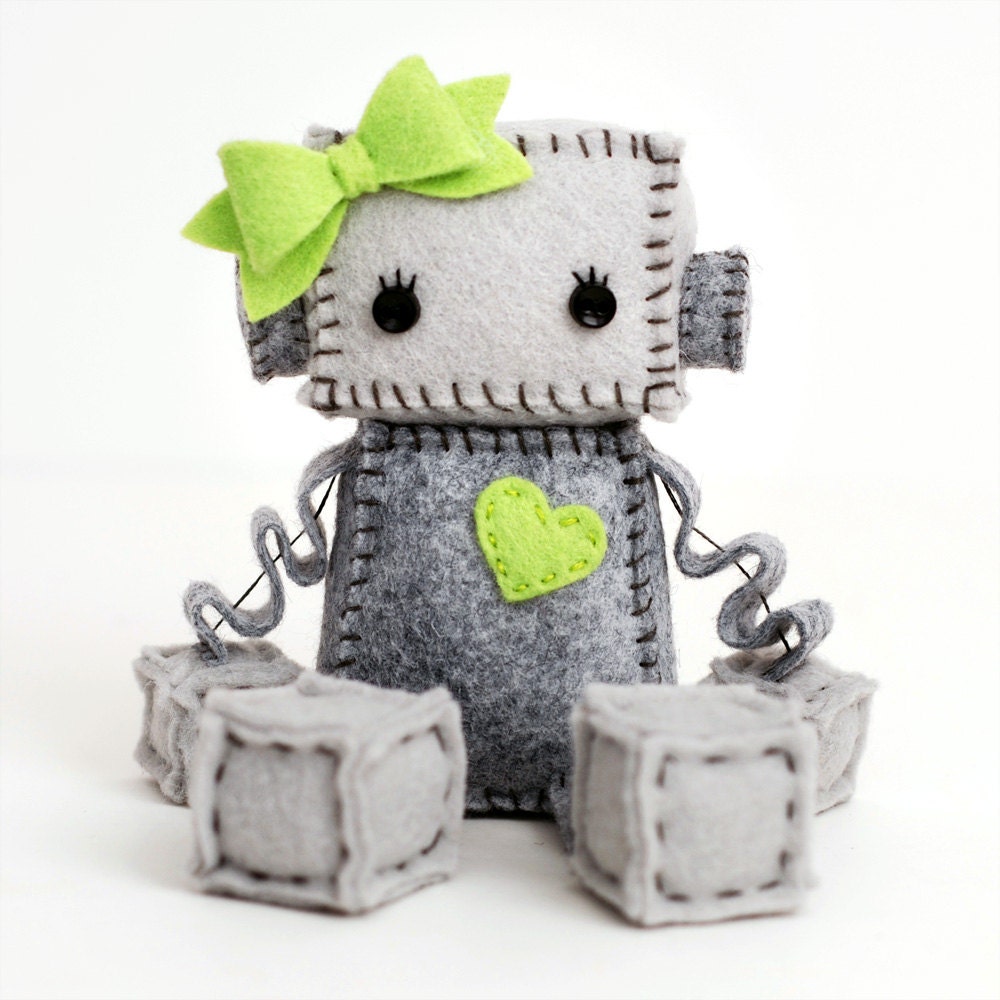 cute robot plush