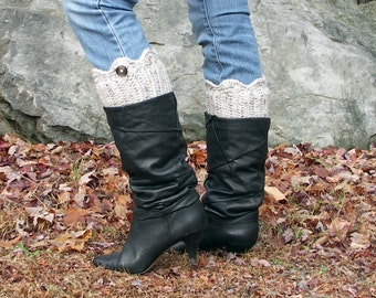 Scalloped Boot Cuffs