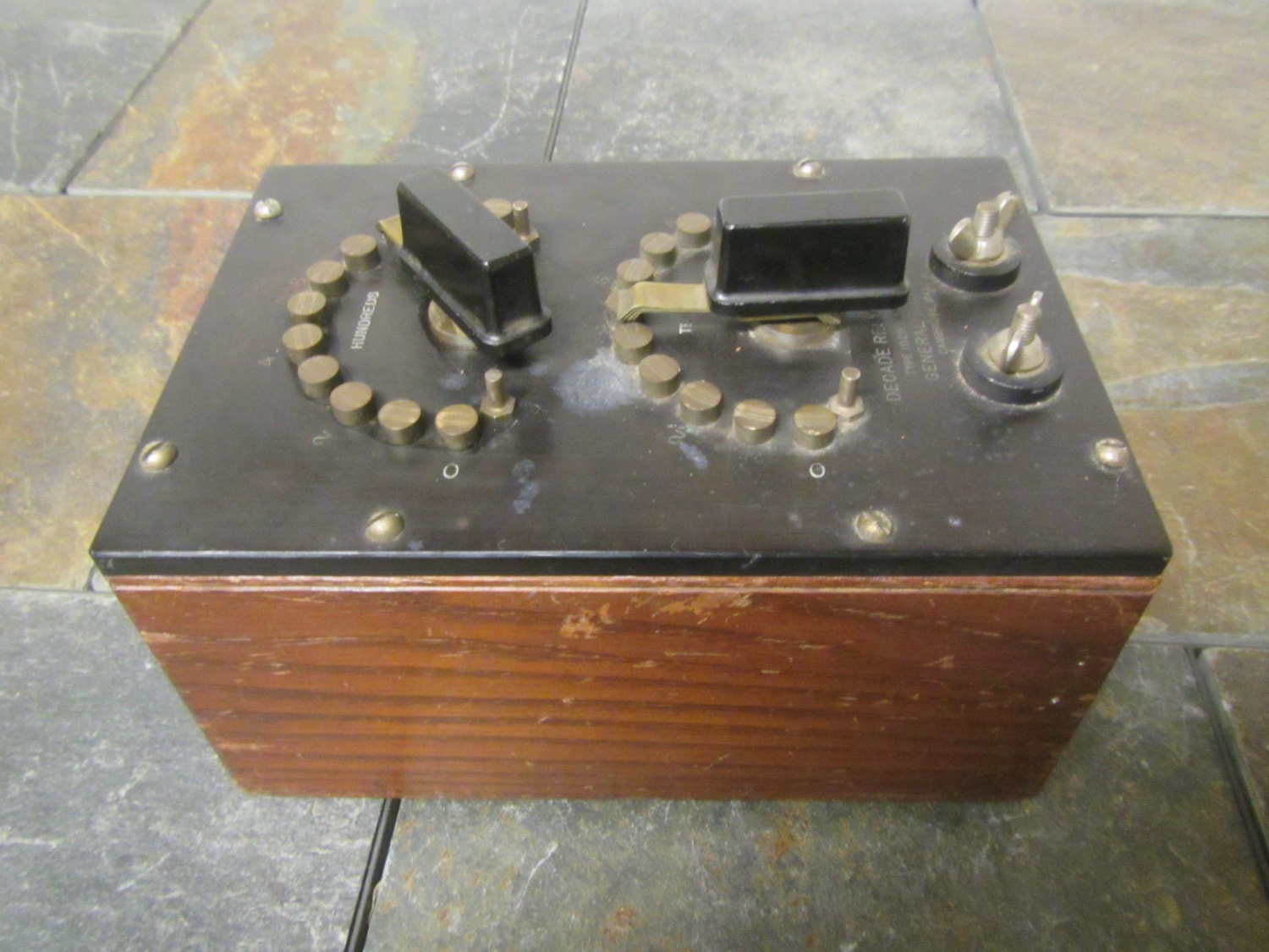 vintage DECADE RESISTANCE BOX type 102H sn. 247 by General Radio Co