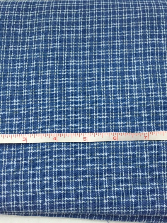 blue and white checkered pants