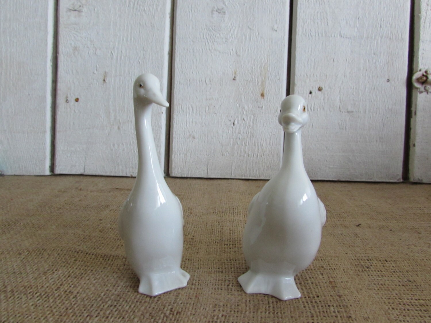 ceramic geese figurines