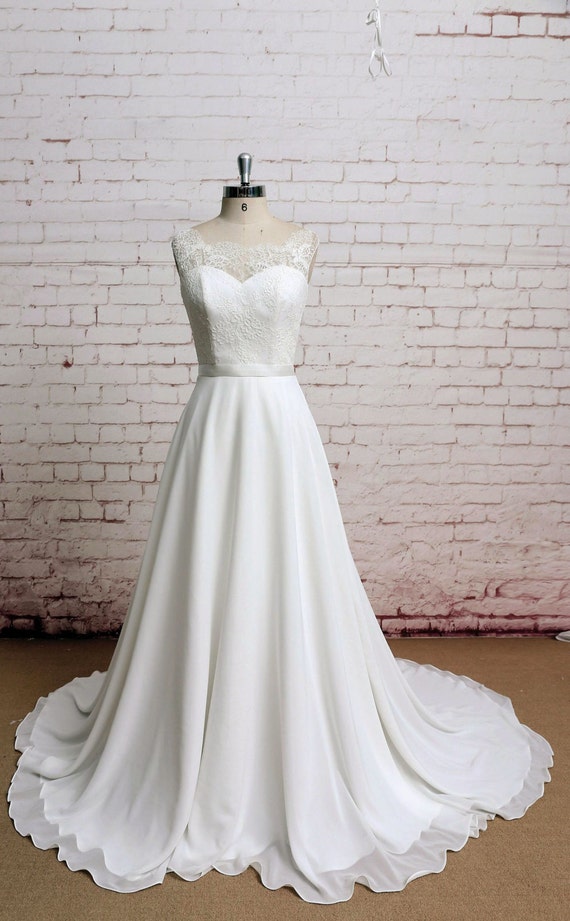 simple gown styles with chiffon material