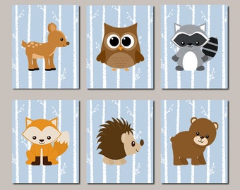 woodland nursery wall art woodland animals woodland baby shower woodland nursery decor birch - Woodland Nursery Decor woodland nursery wall art woodland animals woodland baby shower woodland nursery decor birch - Woodland Nursery Decor