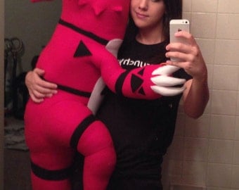 Custom life sized guilmon digimon tamers plush cosplay prop plushie