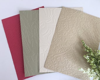 40 Embossed paper colorful embossed paper scrapbook