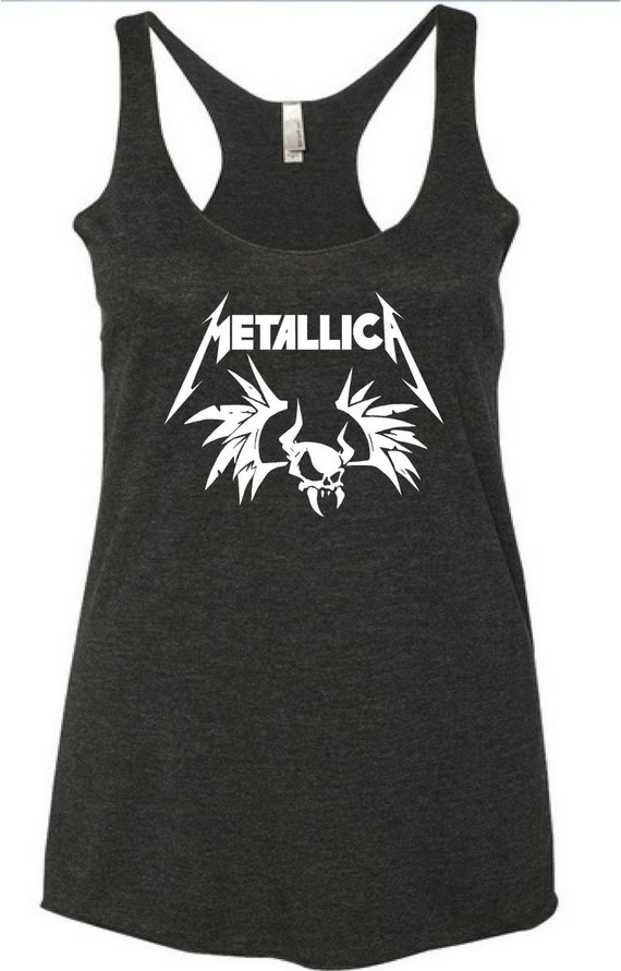 metallica tank top racerback shirt crossfit workout t-back