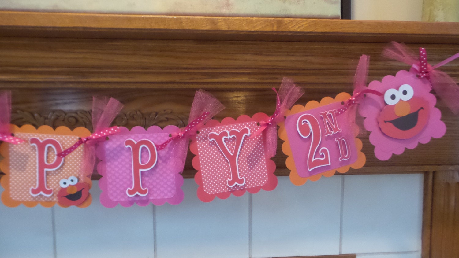 Elmo Banner Elmo Happy Birthday Banner Elmo Birthday Banner