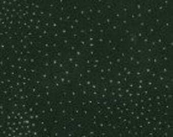 Basic Silver Dot - black Metallic by Laurel Burch, Fabric by the Yard