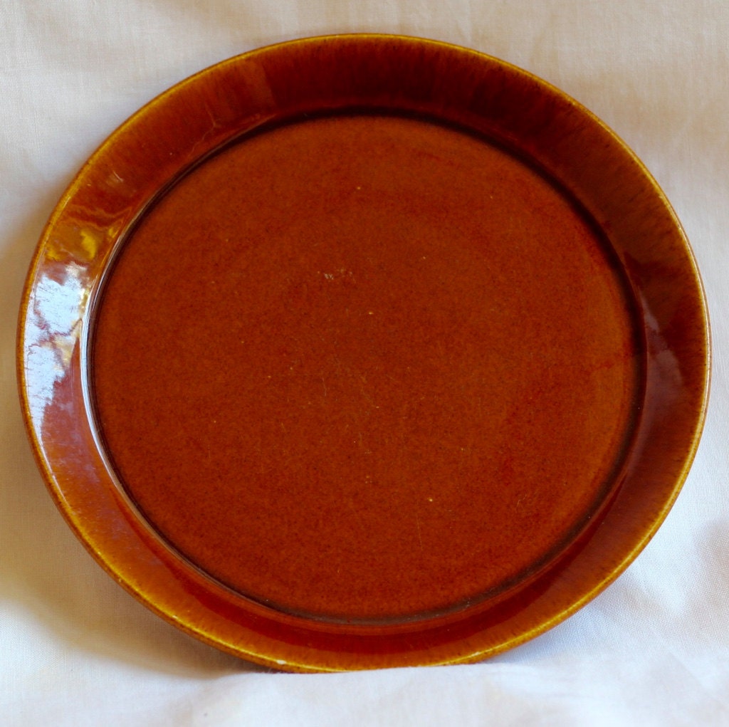 Vintage Crown Lynne New Zealand Stoneware Side Plate 1970s Serving