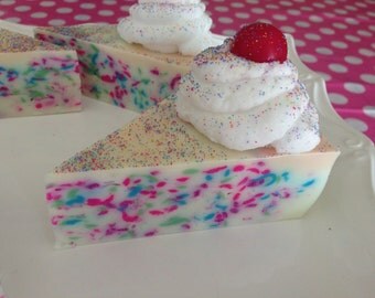Birthday Cake Soap - Birthday Soap - Birthday Gift For Her - Bakery Soap - Dessert Soap - Funfetti Soap - Confetti Soap - Cake Soap