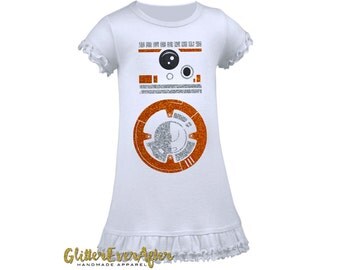 Little Orange Droid Cosplay Costume Dress