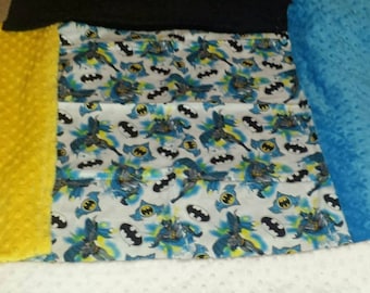 Batman Baby Blanket 30x40 OR Pillowcase