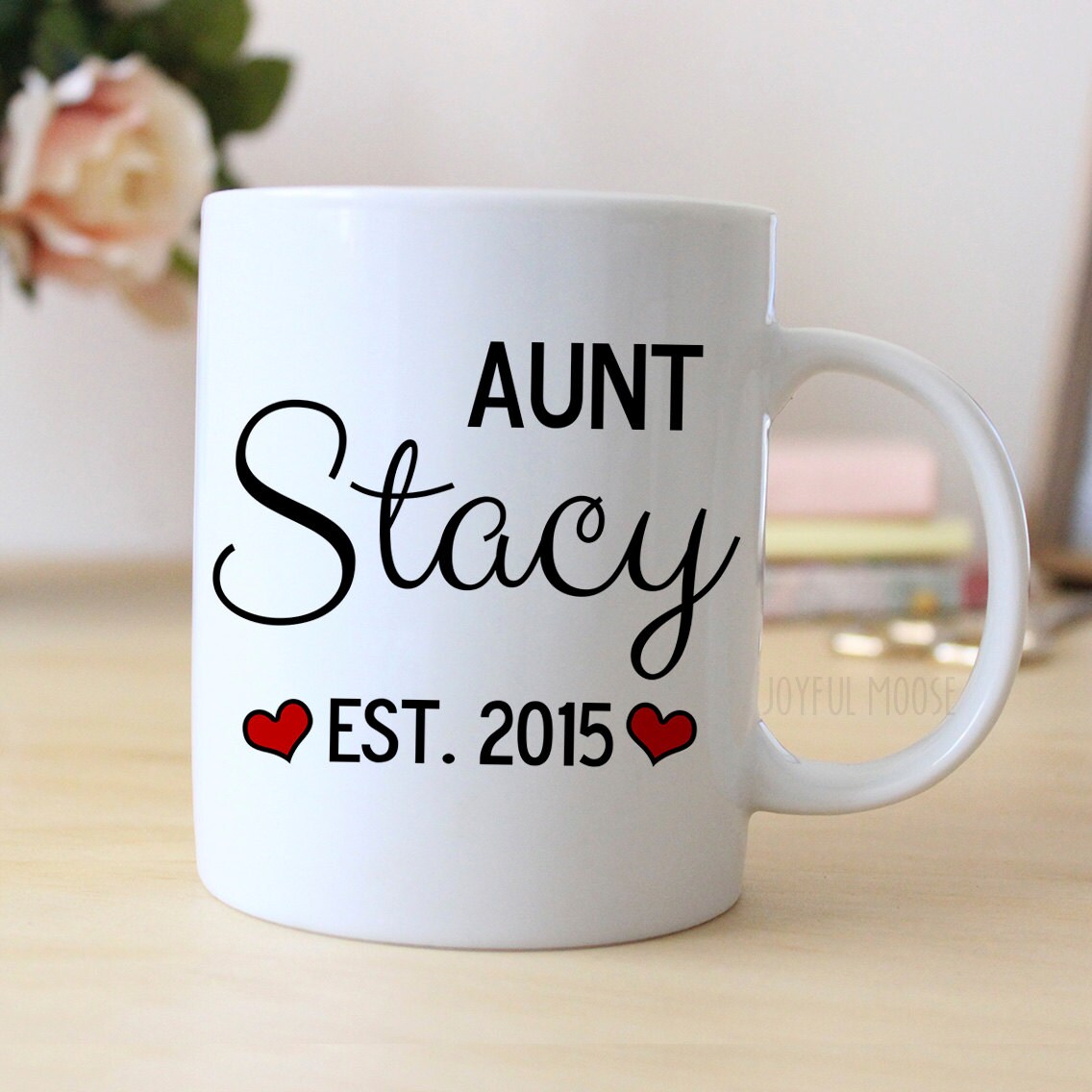 Aunt Personalized Mug Personalized Aunt Coffee Mug Aunt
