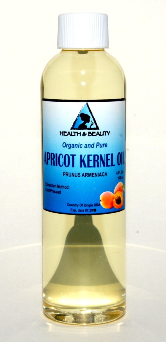 4 oz APRICOT KERNEL OIL Organic Carrier Cold by HBOilsCenter