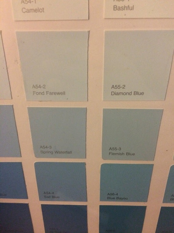 Wall Calendar // Dry Erase Calendar // Paint Sample Calendar