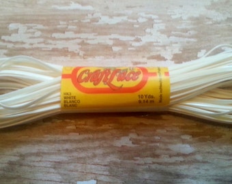 White Plastic Lacing 10 Yards