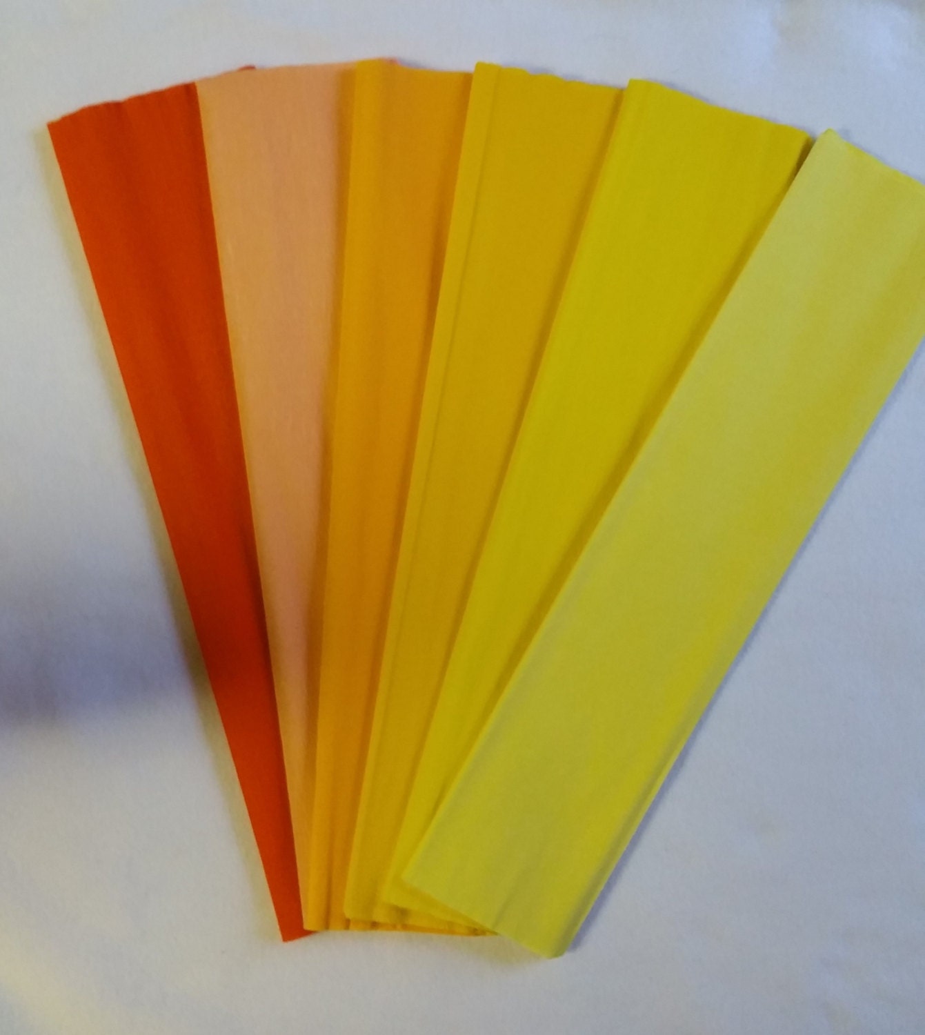 GOLDENROD YELLOW Crepe Paper Dennison Crepe Paper Crepe