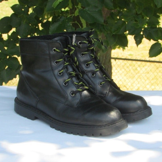 Size 8.5 BARBO Winter Boots Snow Boots Leather Ankle Boots