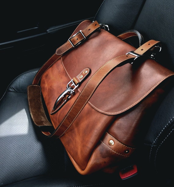 horween leather messenger bag