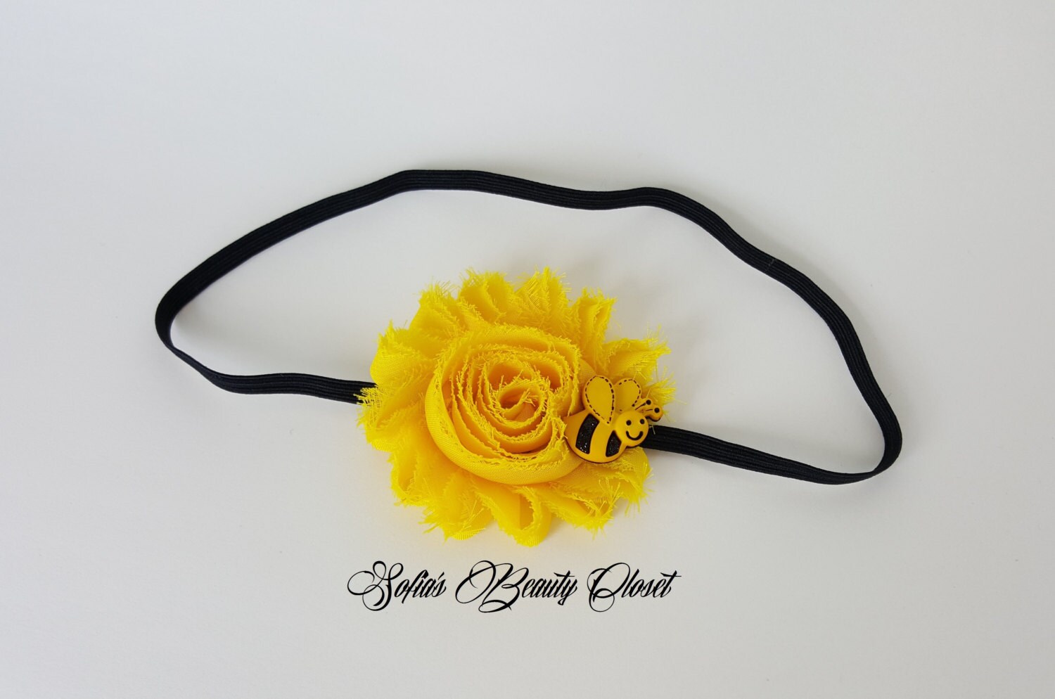 yellow newborn headband