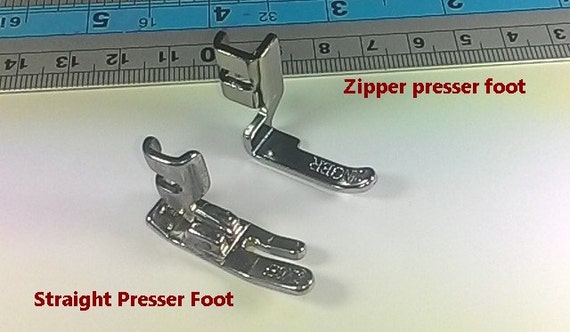Download 1x Zipper presser foot or Straight Presser Feet for Singer