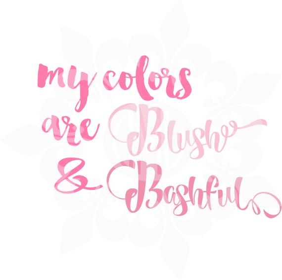 my colors are blush and bashful shirt