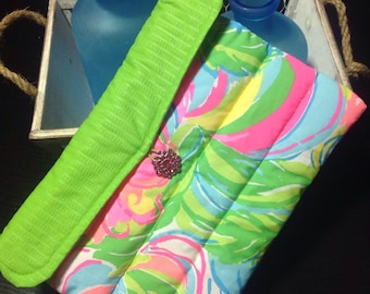 Lilly pulitzer fabric IPAD cover