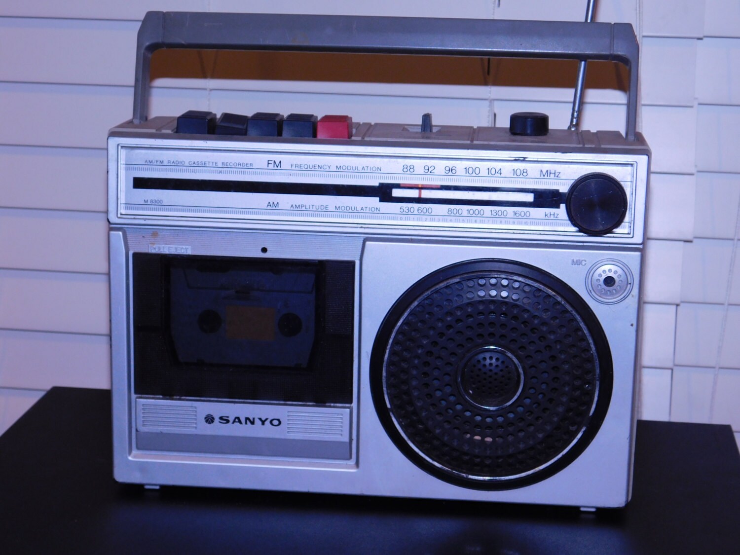 Sanyo radio cassette recorder model number by