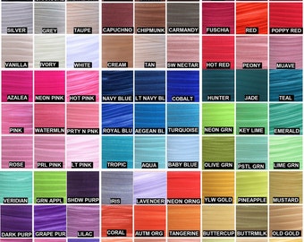 Fold Over Elastic 5/8", Fold Over Elastic Wholesale for Headbands, 5/8" Foldover Elastic By the Yard or 5 Yards or 10 Yards Over 80 Colors
